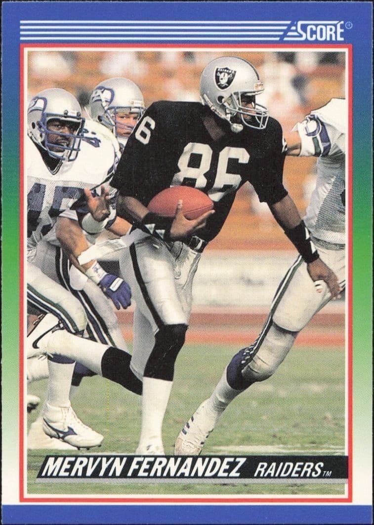 1990 Score Mervyn Fernandez #430 trading card