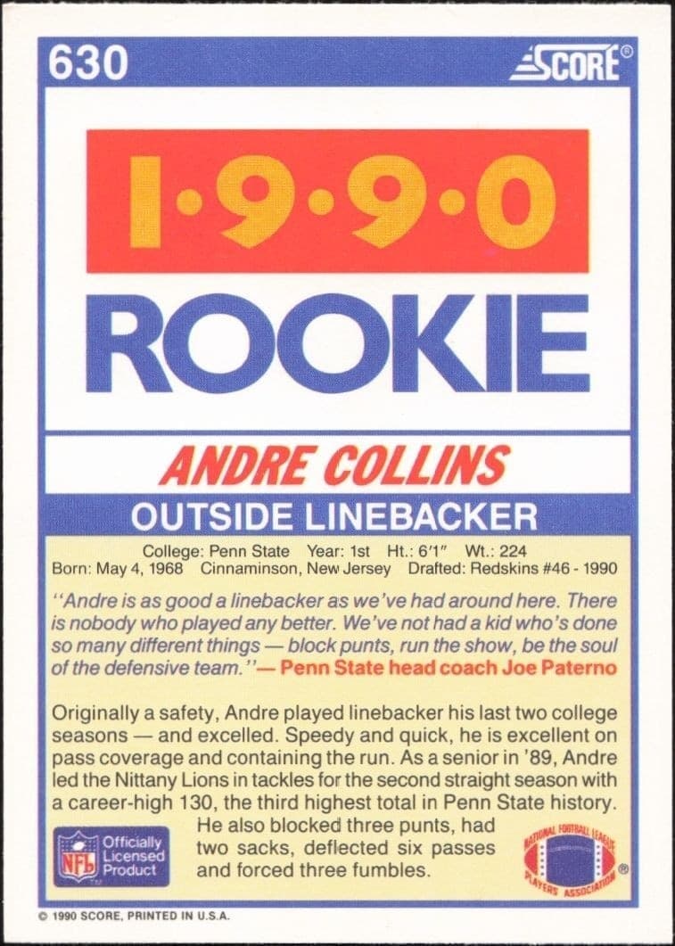 Andre Collins - Back