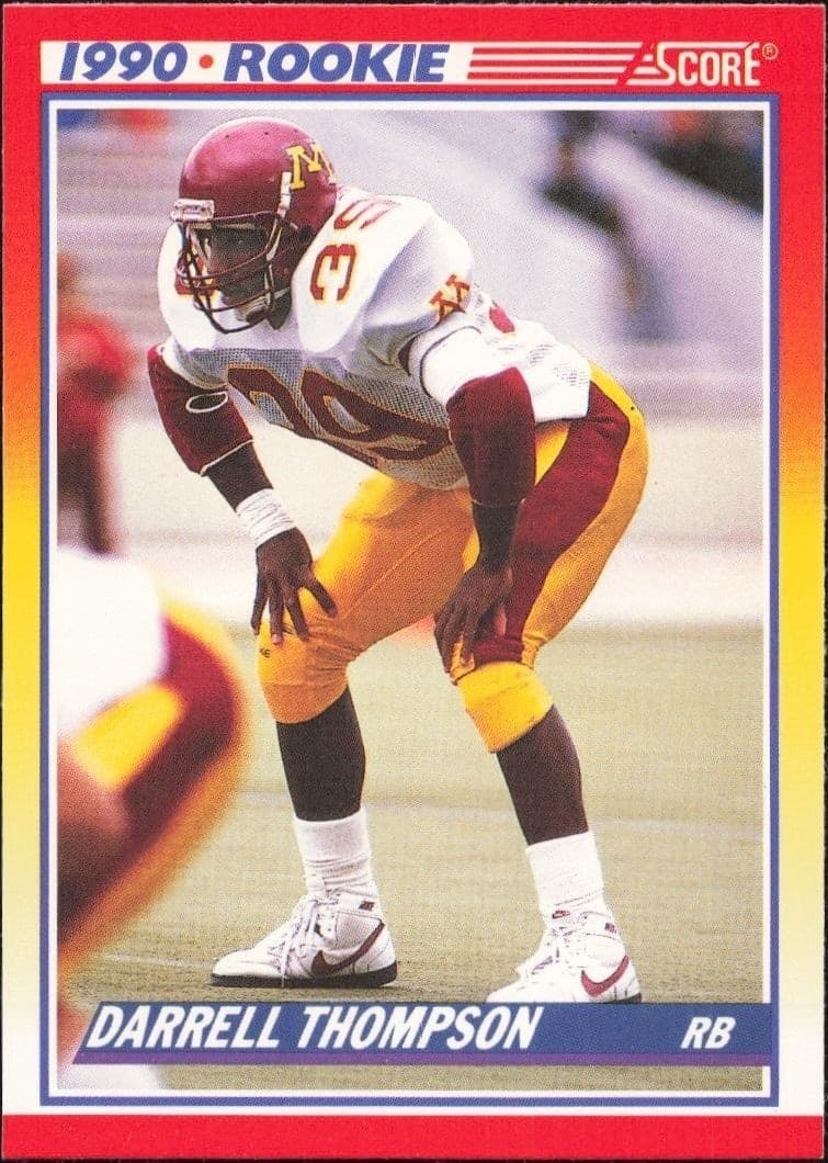 1990 Score Darrell Thompson #636 trading card