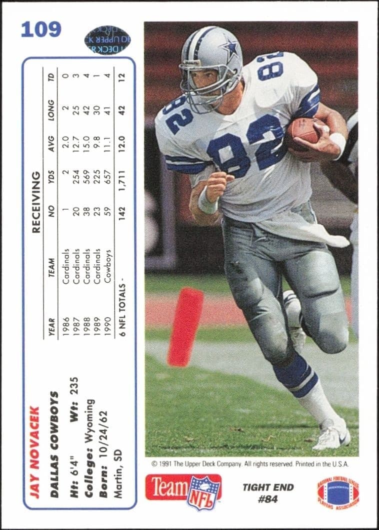 Jay Novacek - Back