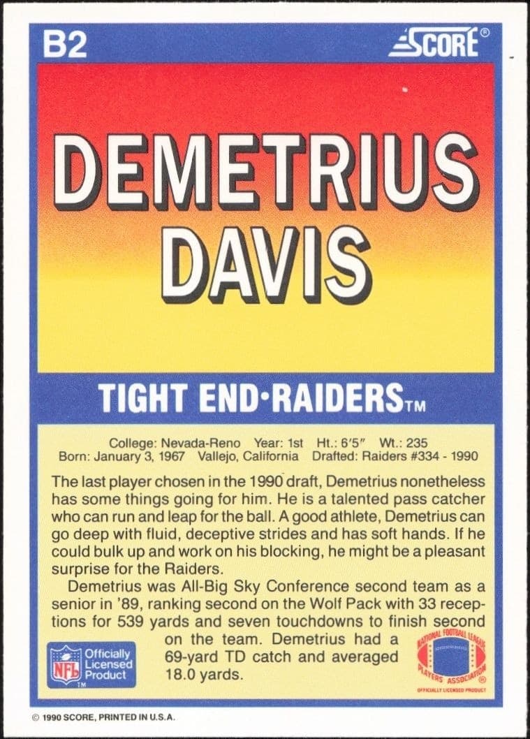 Demetrius Davis - Back