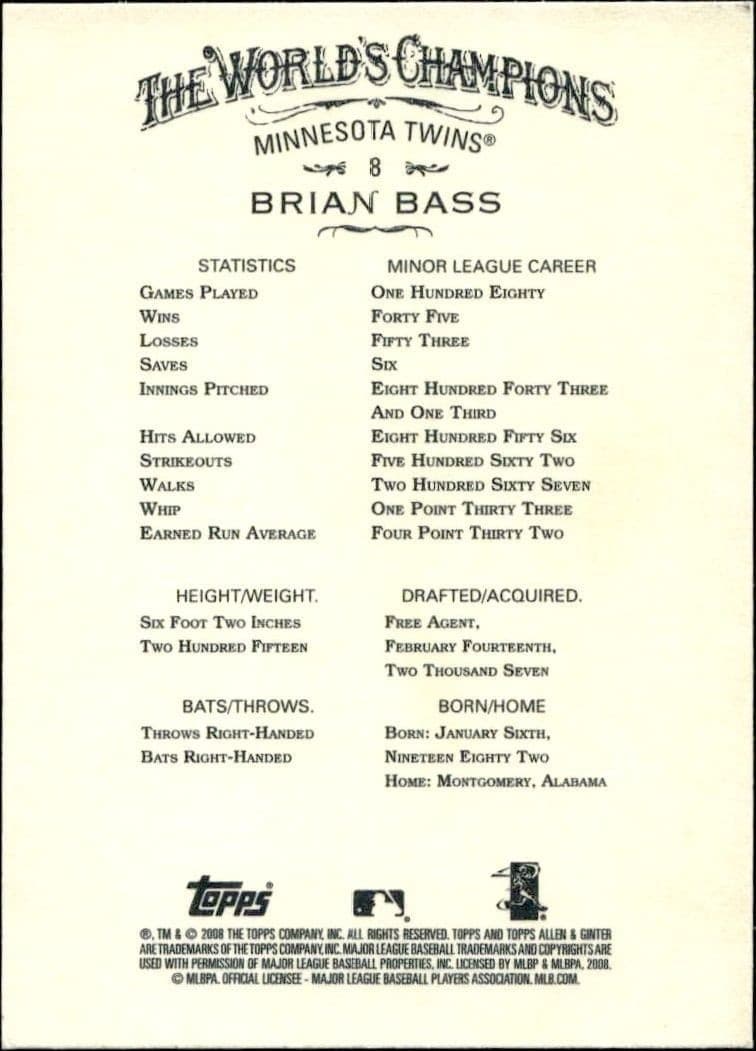 Brian Bass - Back