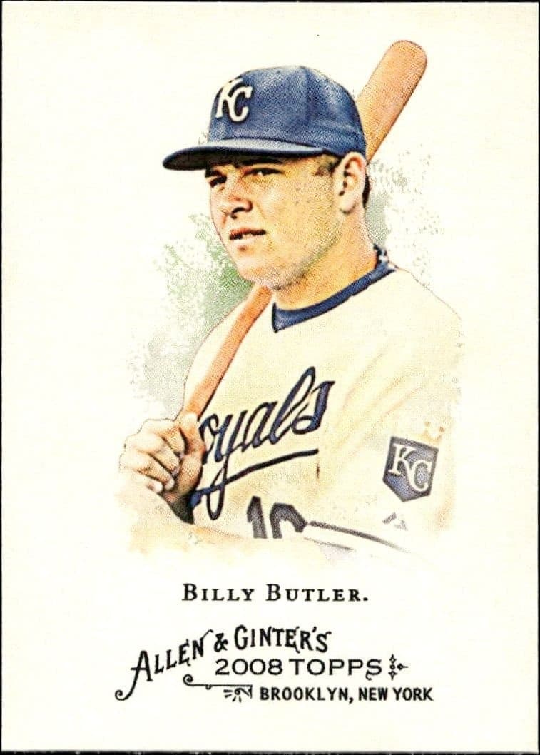2008 Topps Allen & Ginter Billy Butler #127 trading card