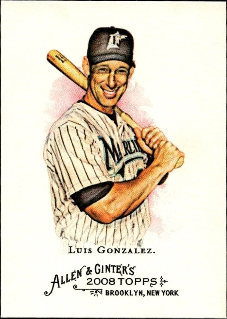 2008 Topps Allen & Ginter Luis Gonzalez #257 trading card