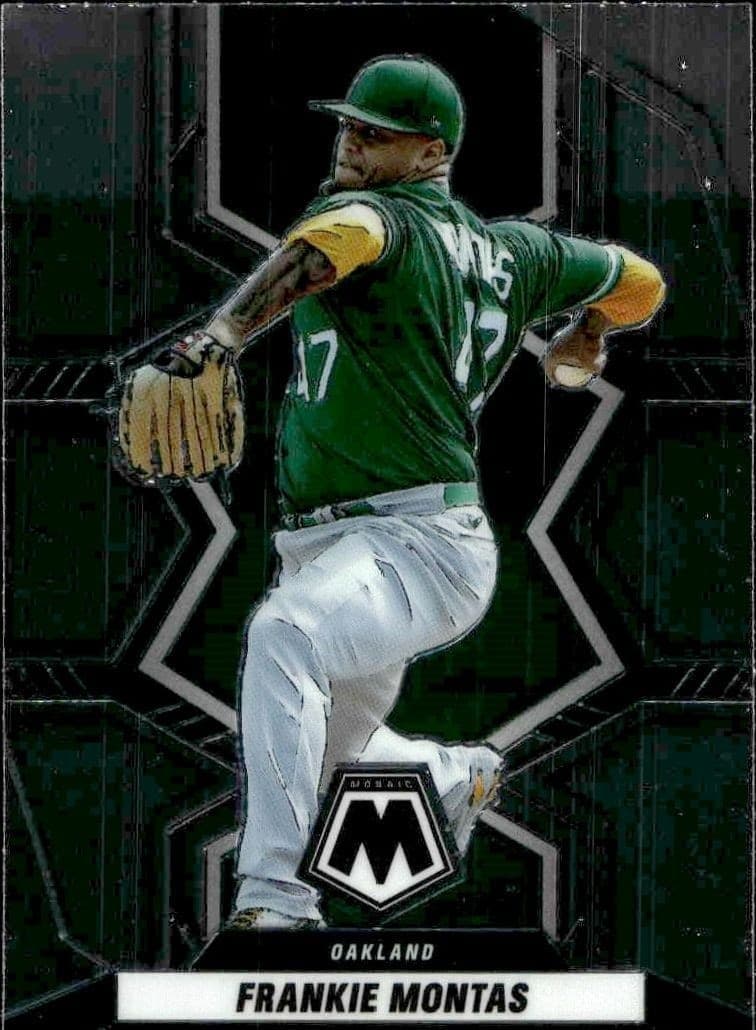 2022 Panini Mosaic Frankie Montas #157 trading card