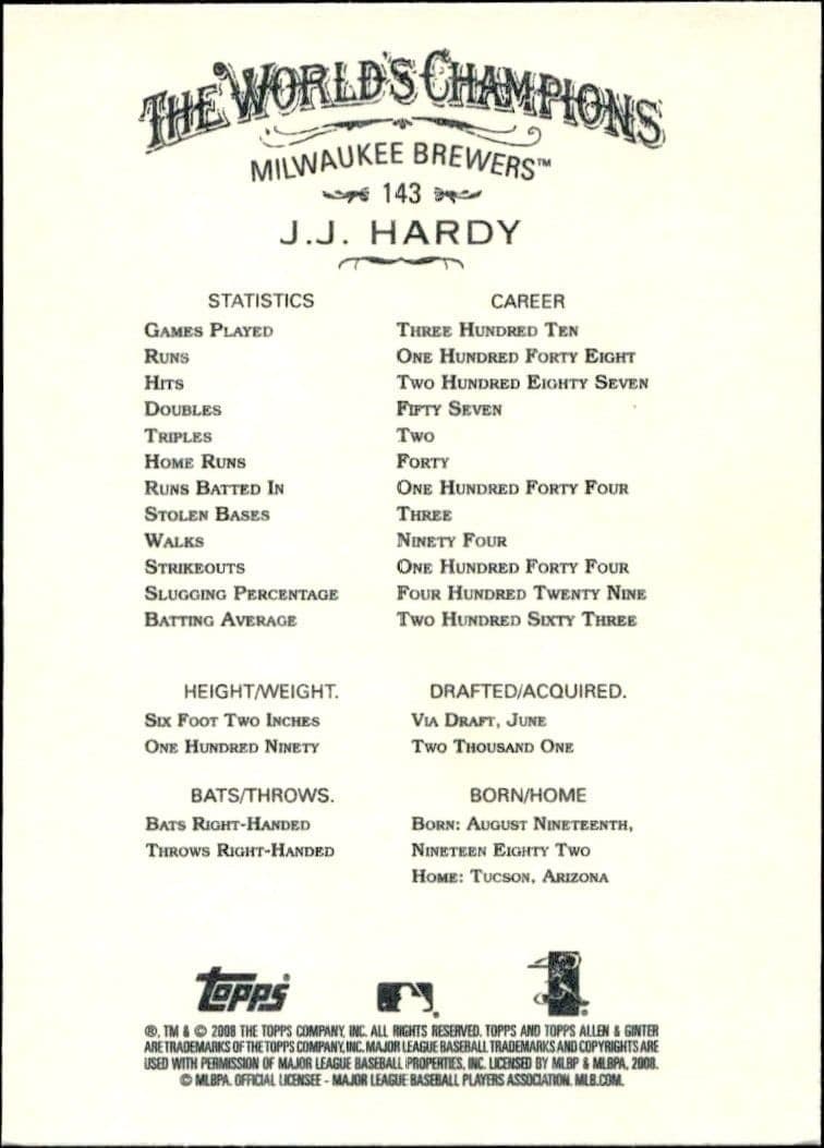 J.J. Hardy - Back