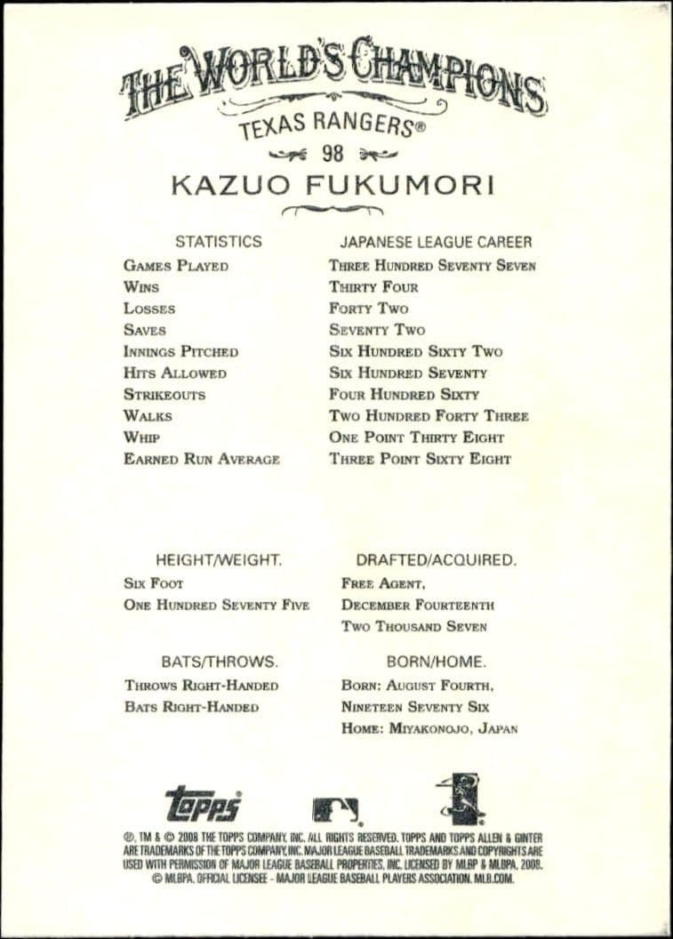 Kazuo Fukumori - Back