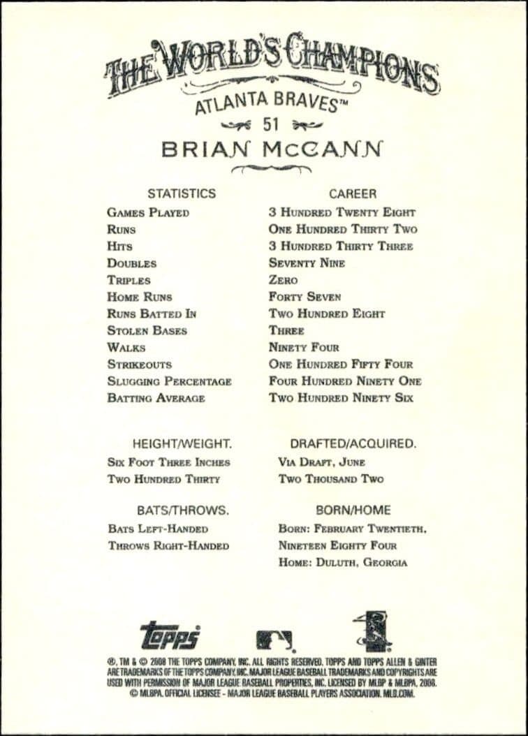 Brian McCann - Back