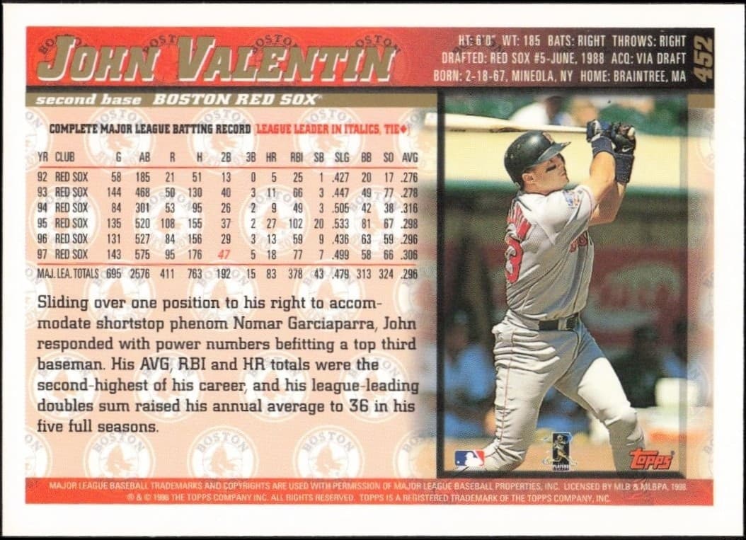 John Valentin - Back