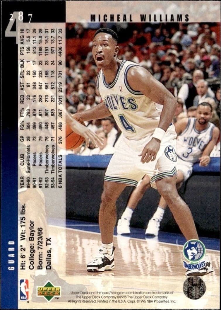 Micheal Williams - Back