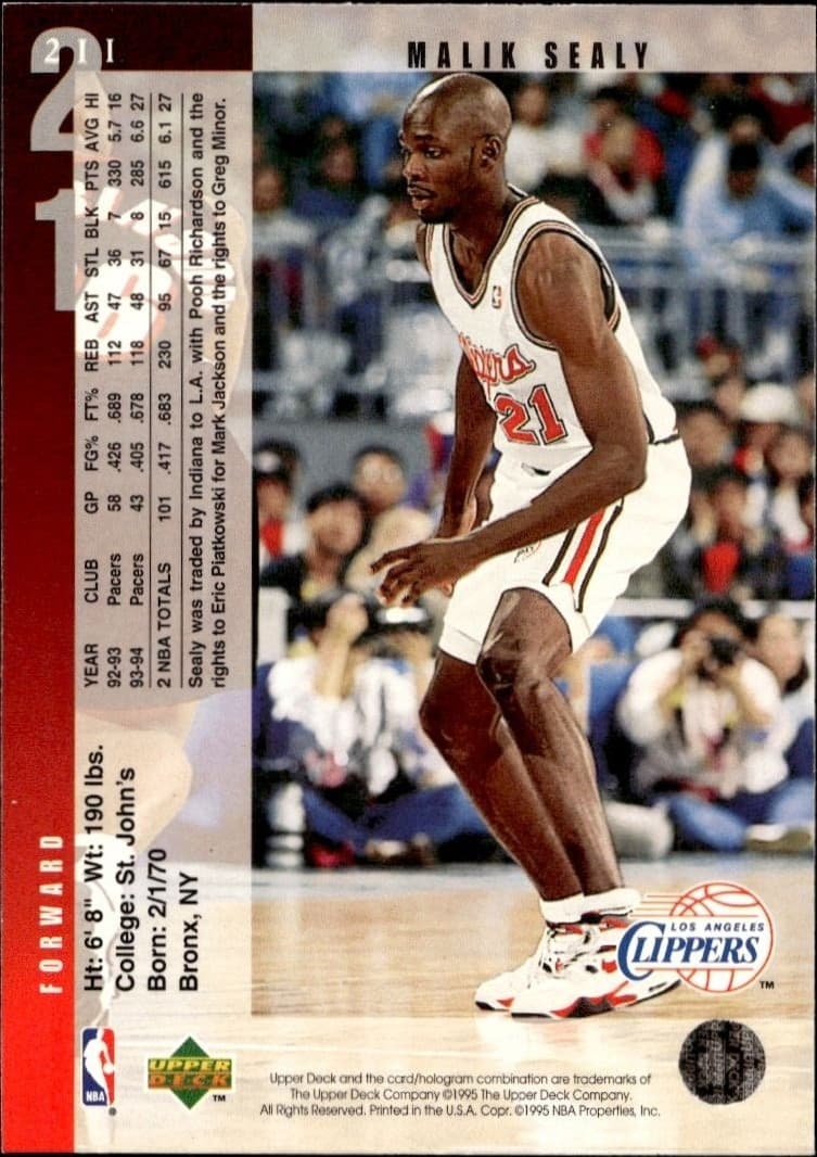 Malik Sealy - Back