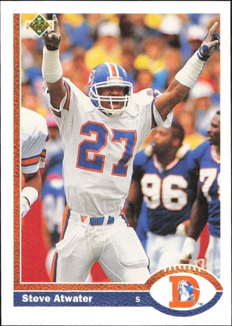 1991 Upper-Deck Steve Atwater #144 trading card