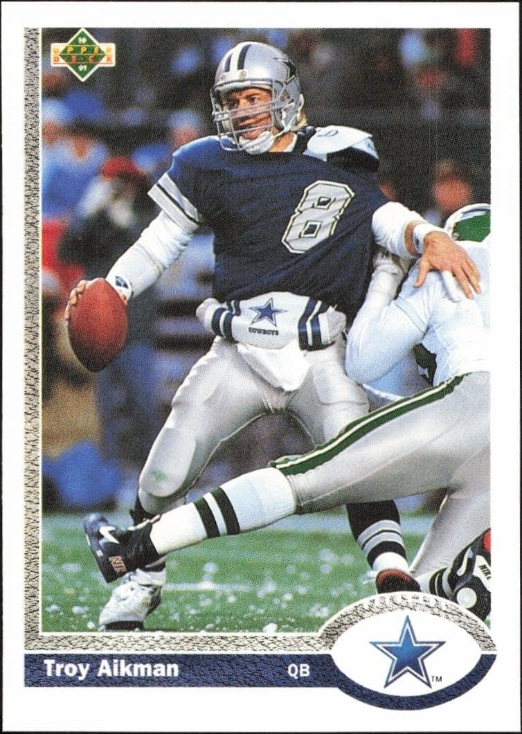 1991 Upper-Deck Troy Aikman #152 trading card