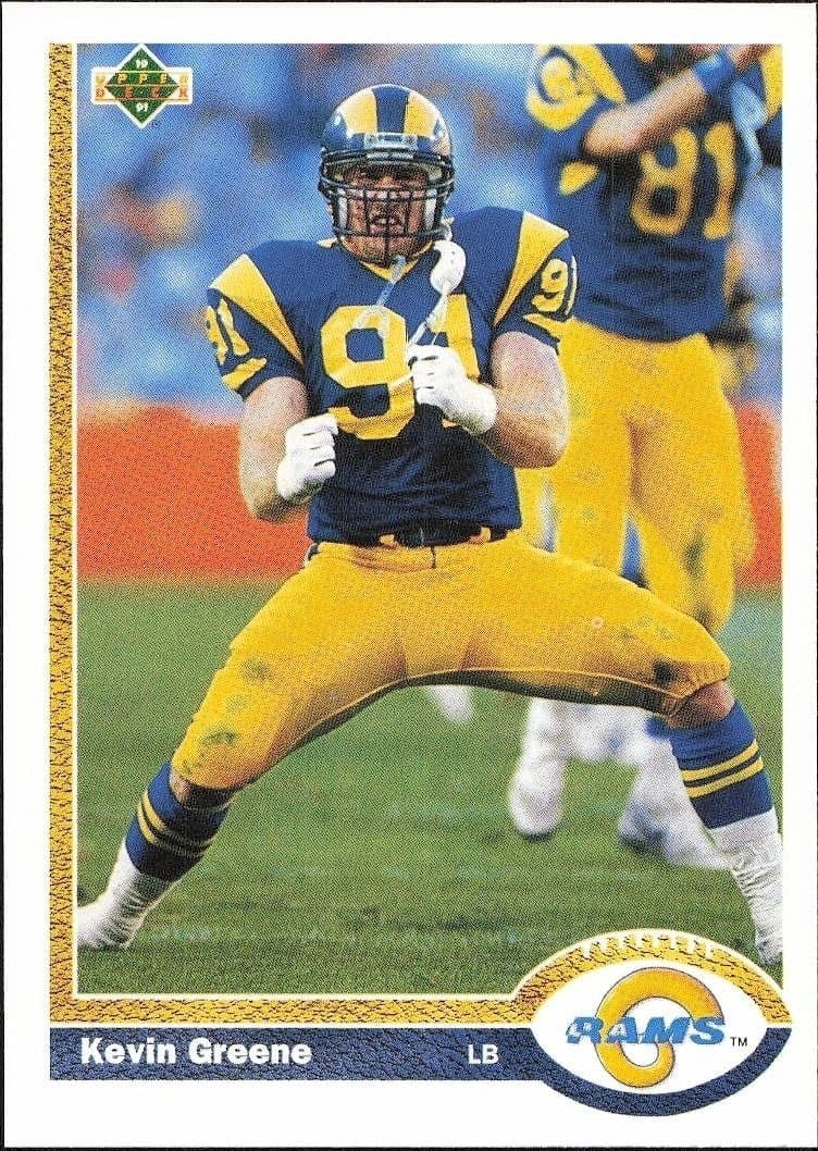 1991 Upper-Deck Kevin Greene #162 trading card