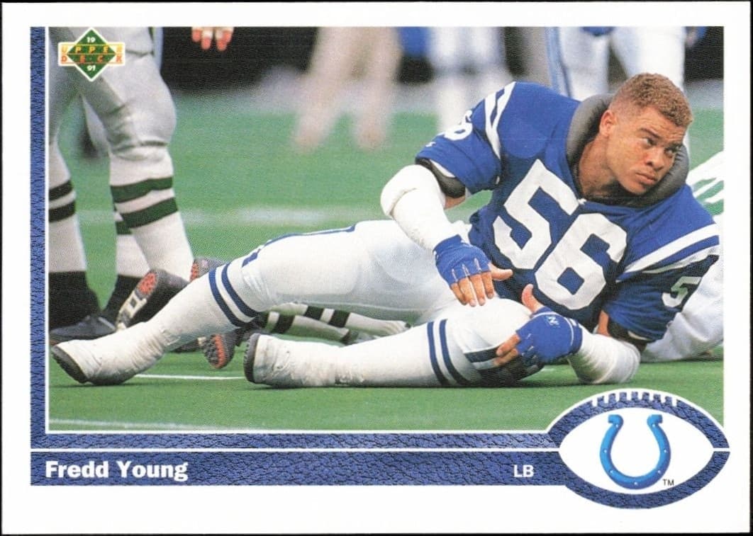 1991 Upper-Deck Fredd Young #179 trading card