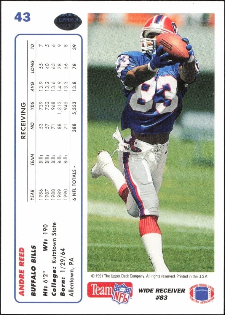 Andre Reed - Back