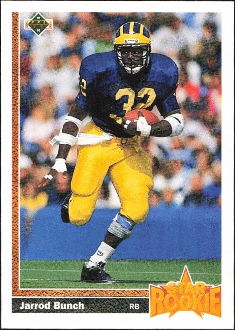 1991 Upper-Deck Jarrod Bunch #25 trading card