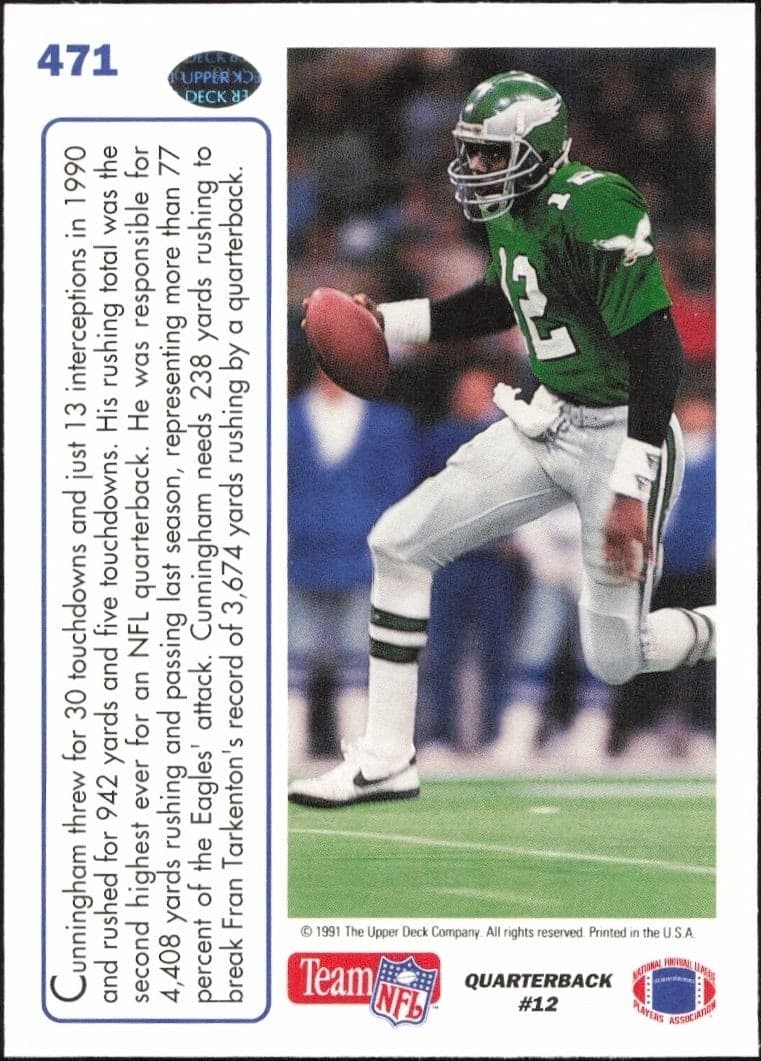 Randall Cunningham - Back