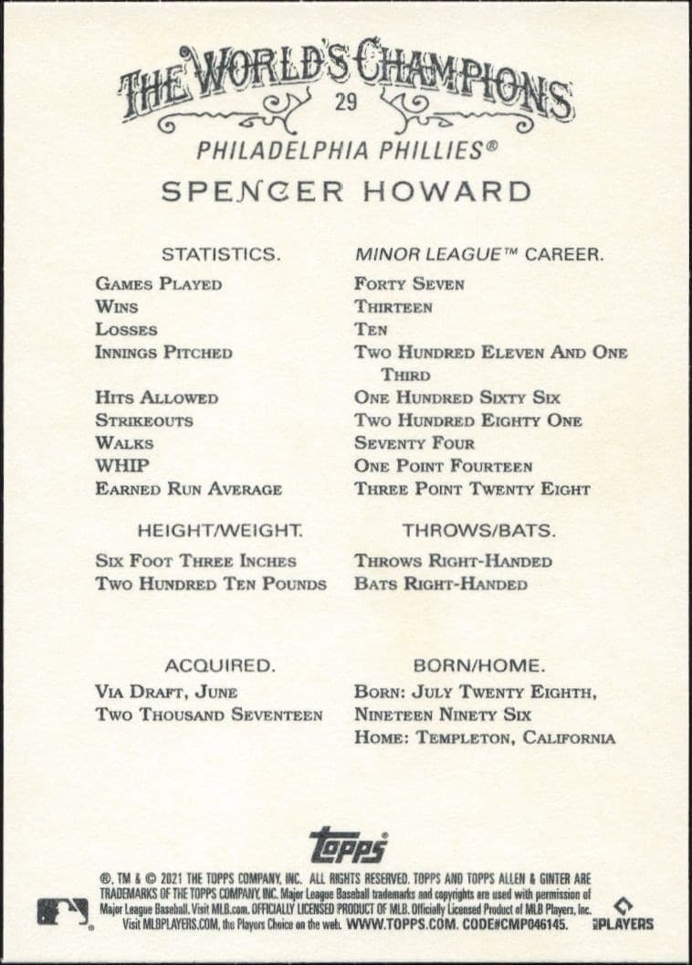 Spencer Howard - Back