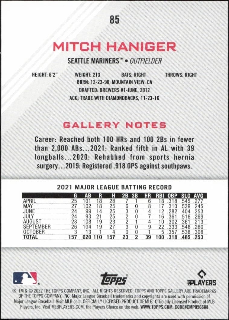 Mitch Haniger - Back
