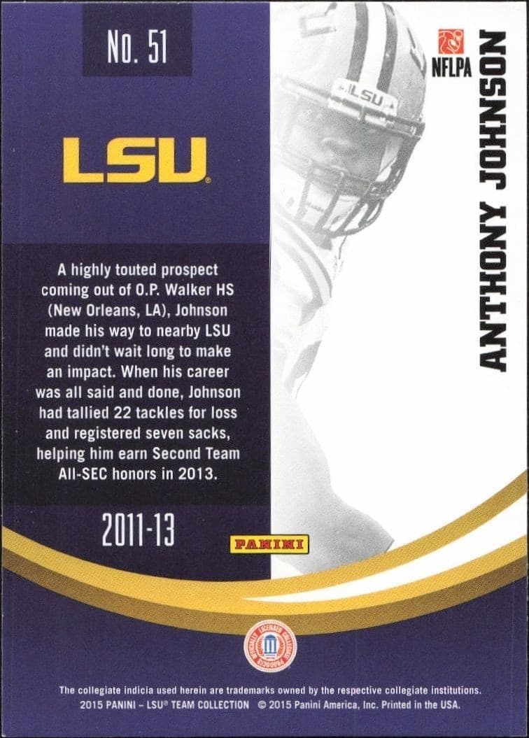 Anthony Johnson - Back