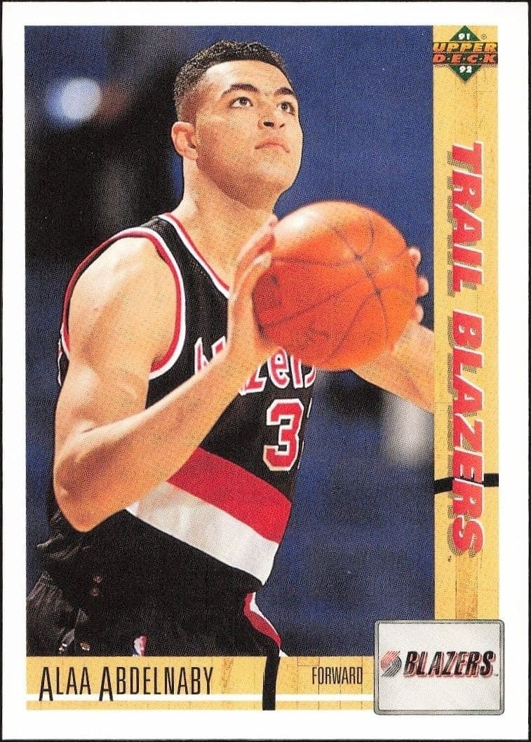 1991-92 Upper-Deck Alaa Abdelnaby #213 trading card