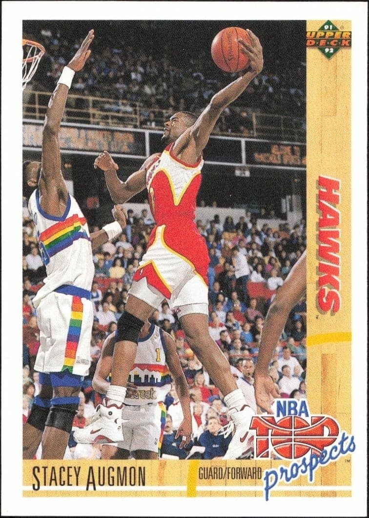 1991-92 Upper-Deck Stacey Augmon #439 trading card