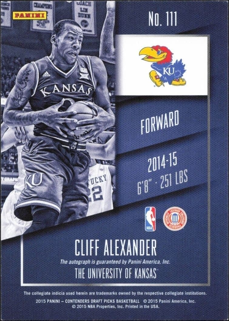 Cliff Alexander - Back