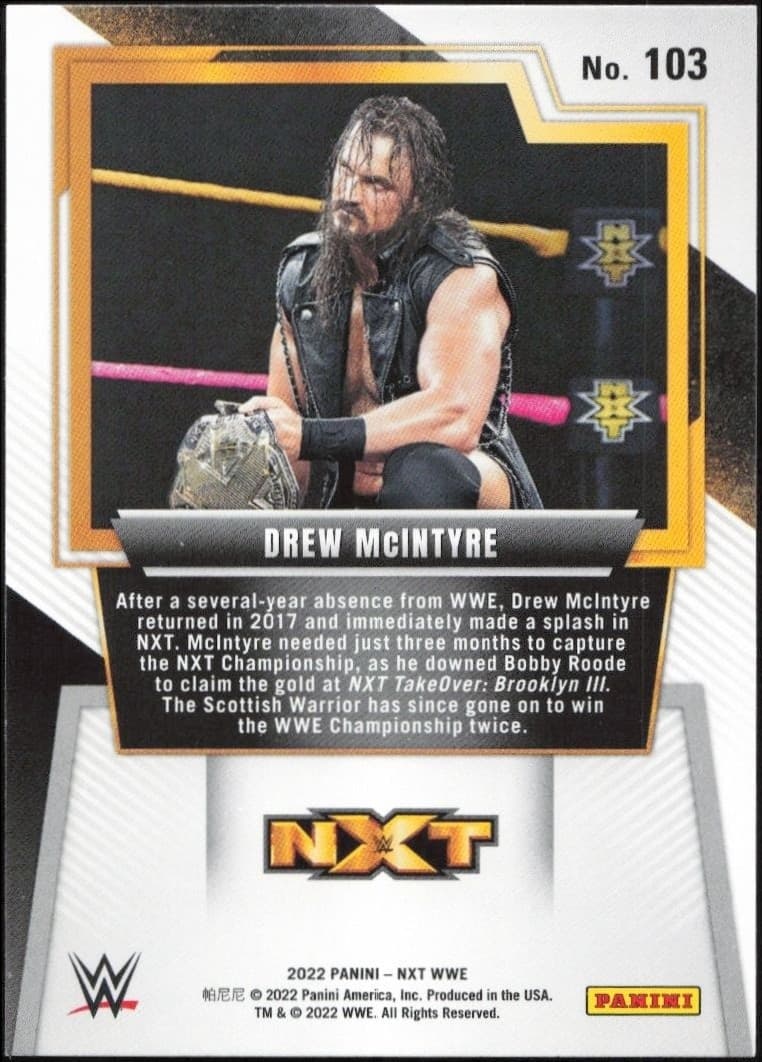 Drew McIntyre - Back