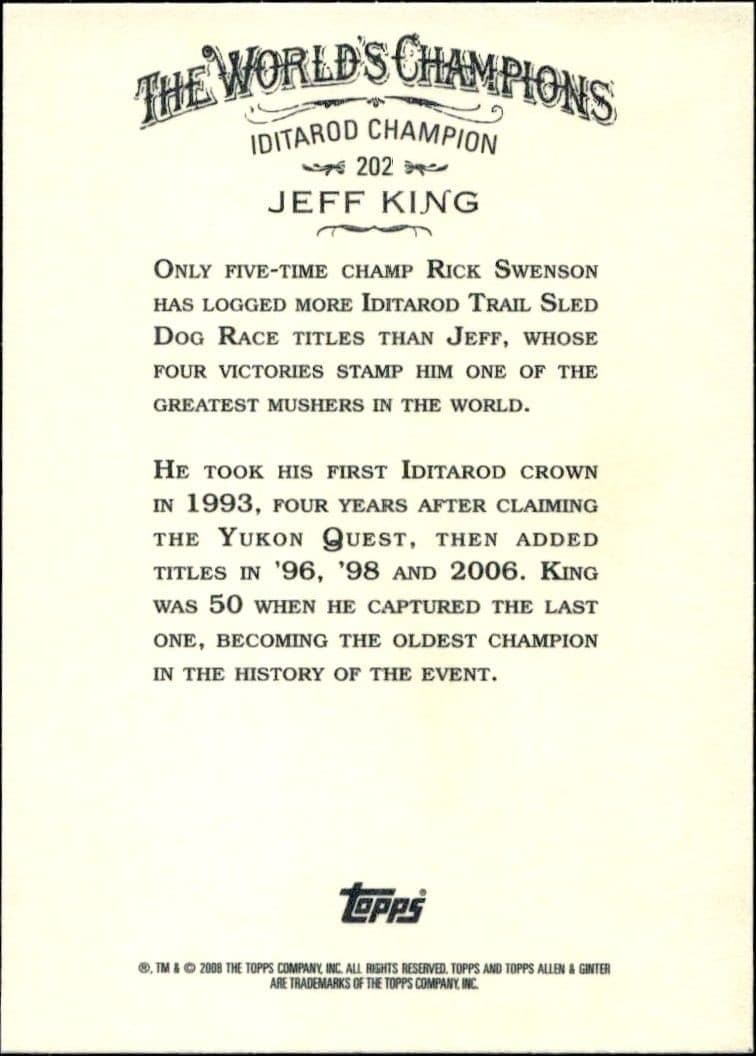 Jeff King - Back