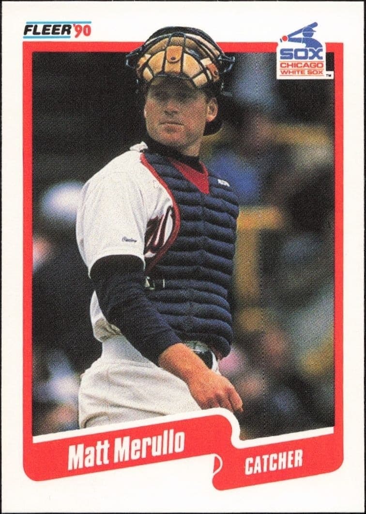 1990 Fleer Matt Merullo #542 trading card