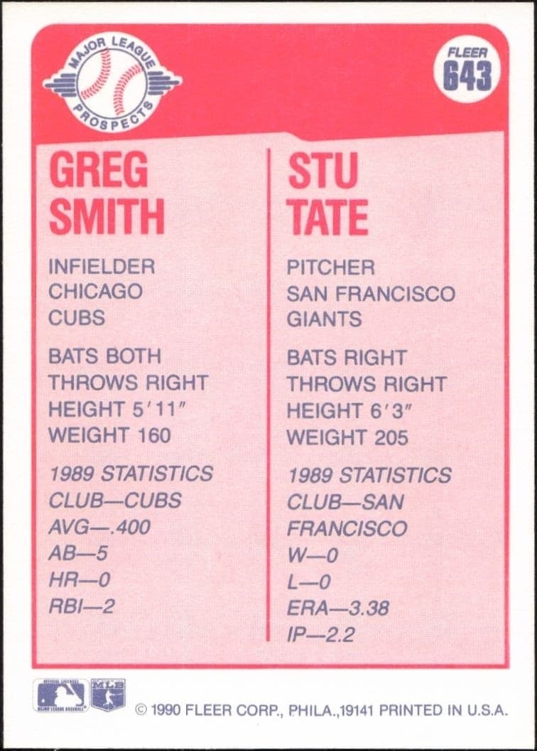 Greg Smith - Back