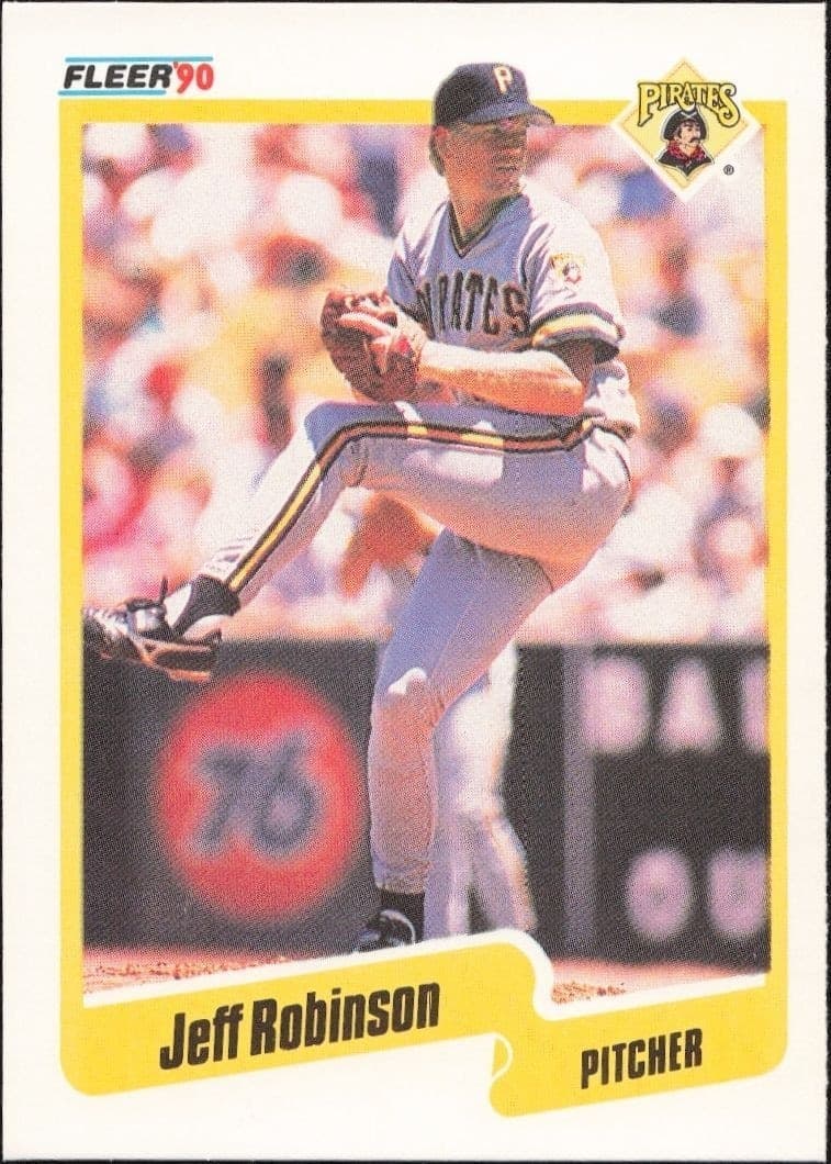 1990 Fleer Jeff Robinson #479 trading card
