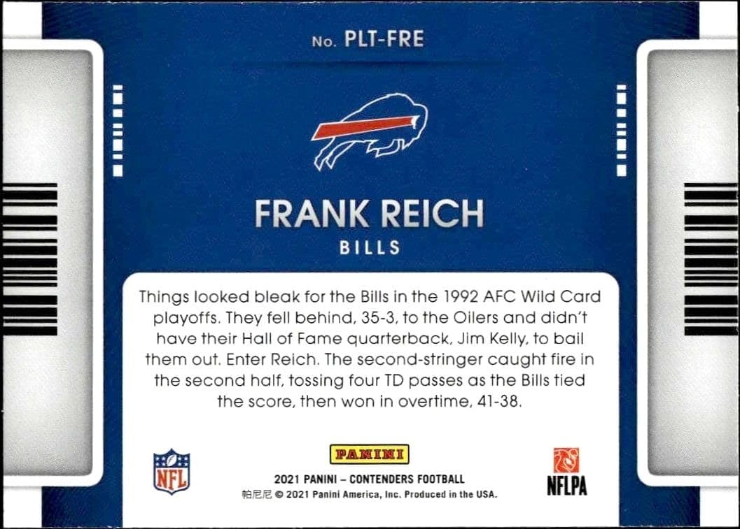 Frank Reich - Back