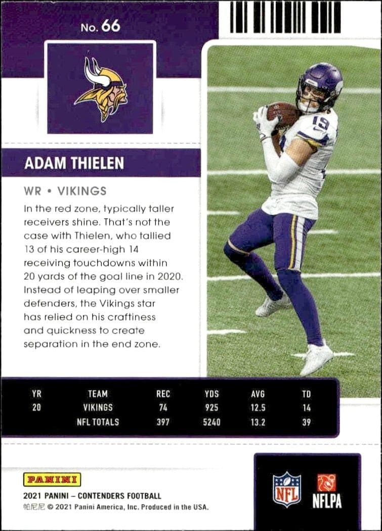 Adam Thielen - Back