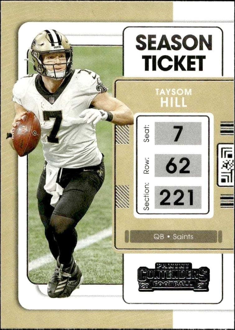2021 Panini Contenders Taysom Hill #72 trading card