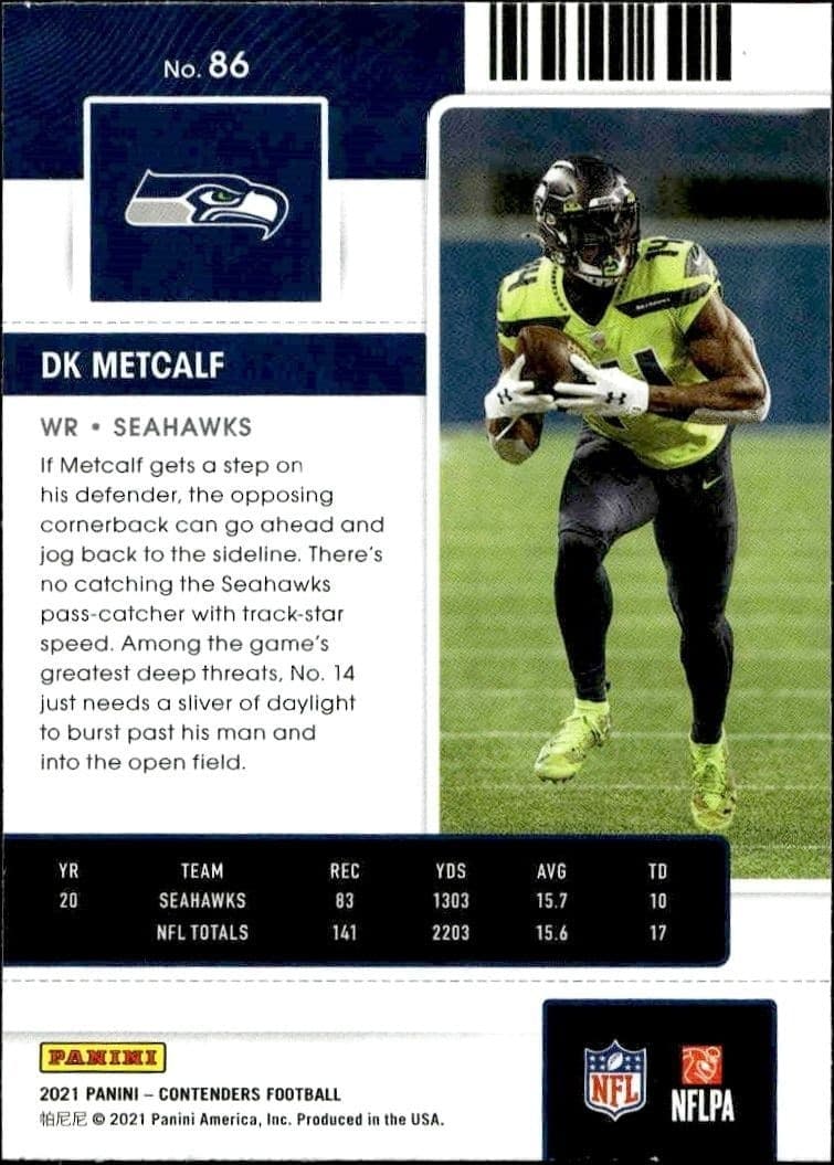 Dk Metcalf - Back