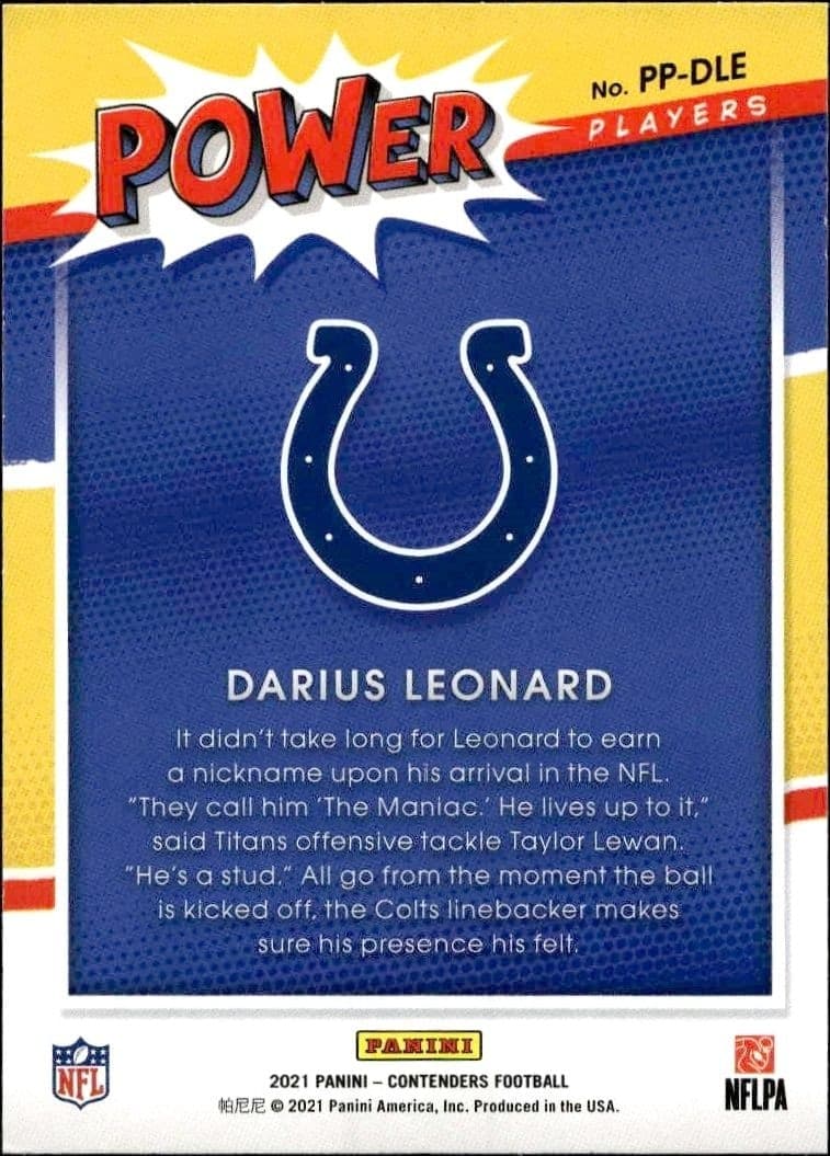 Darius Leonard - Back