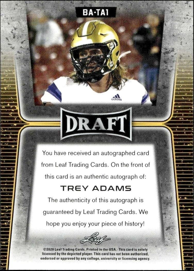Trey Adams - Back