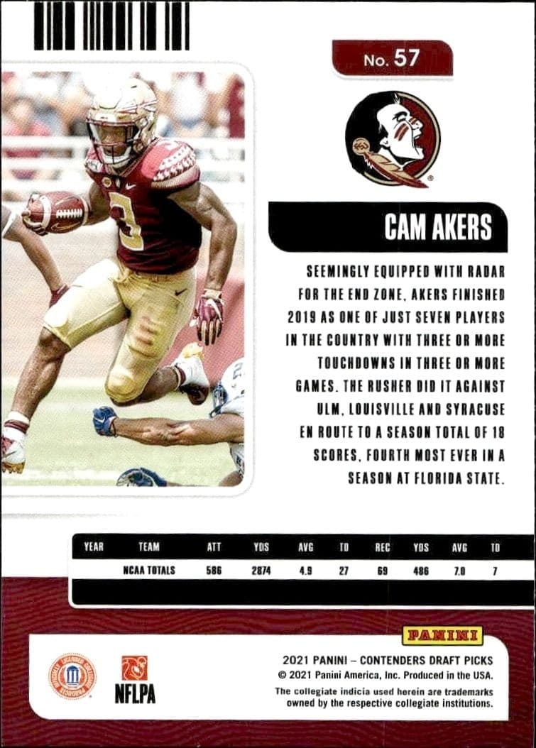 Cam Akers - Back