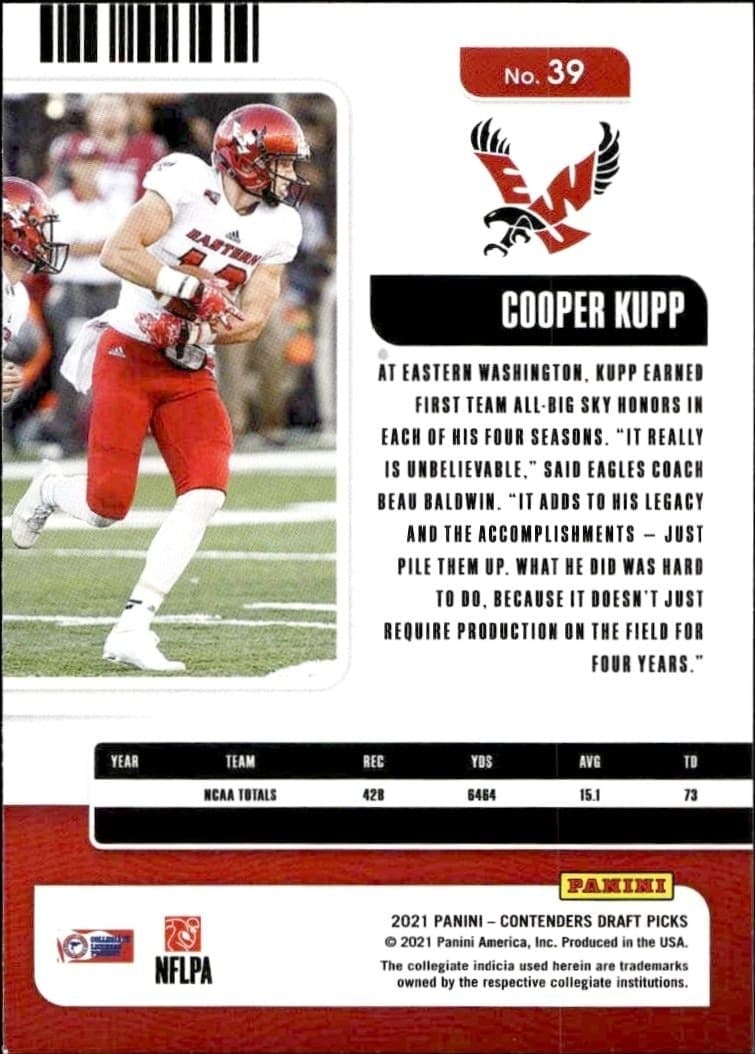 Cooper Kupp - Back