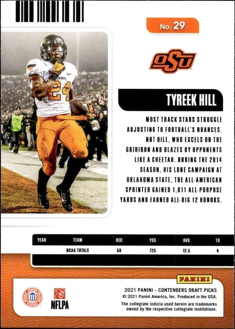 Tyreek Hill - Back