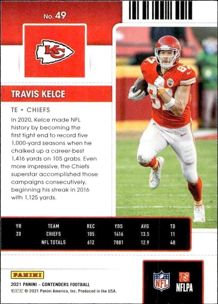 Travis Kelce - Back