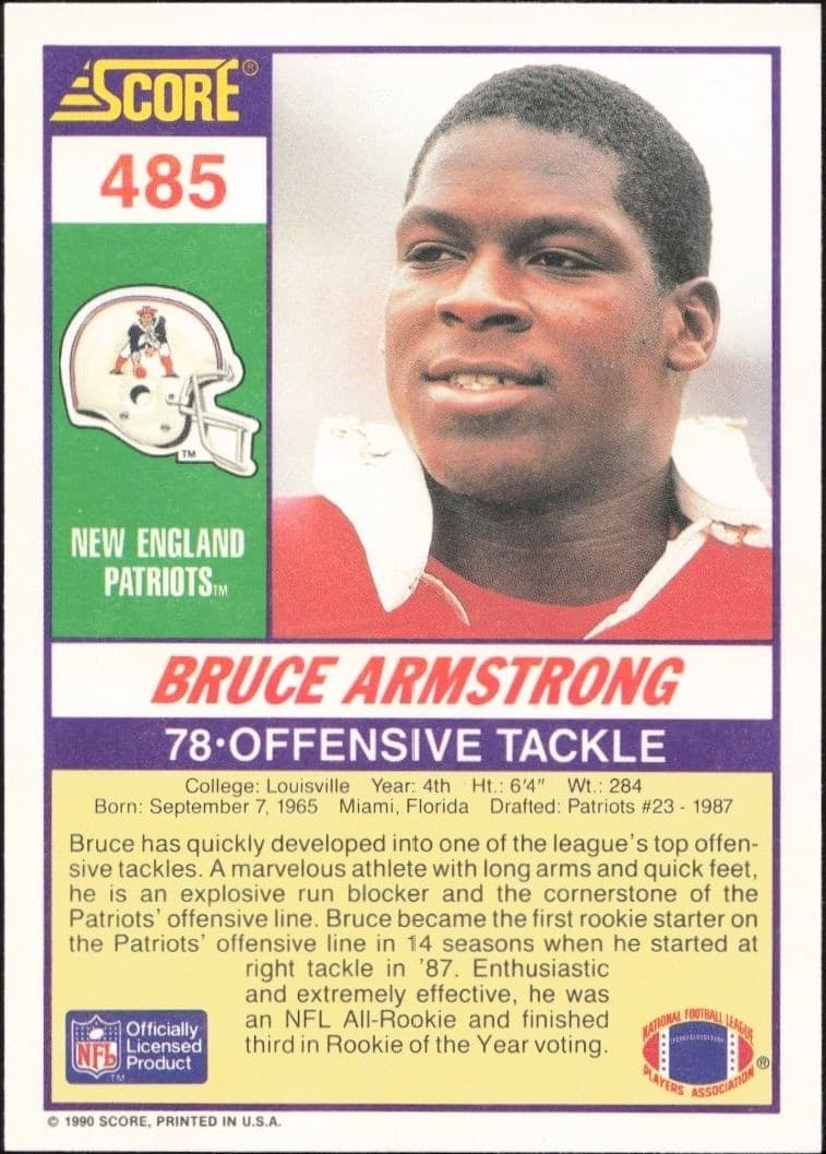 Bruce Armstrong - Back