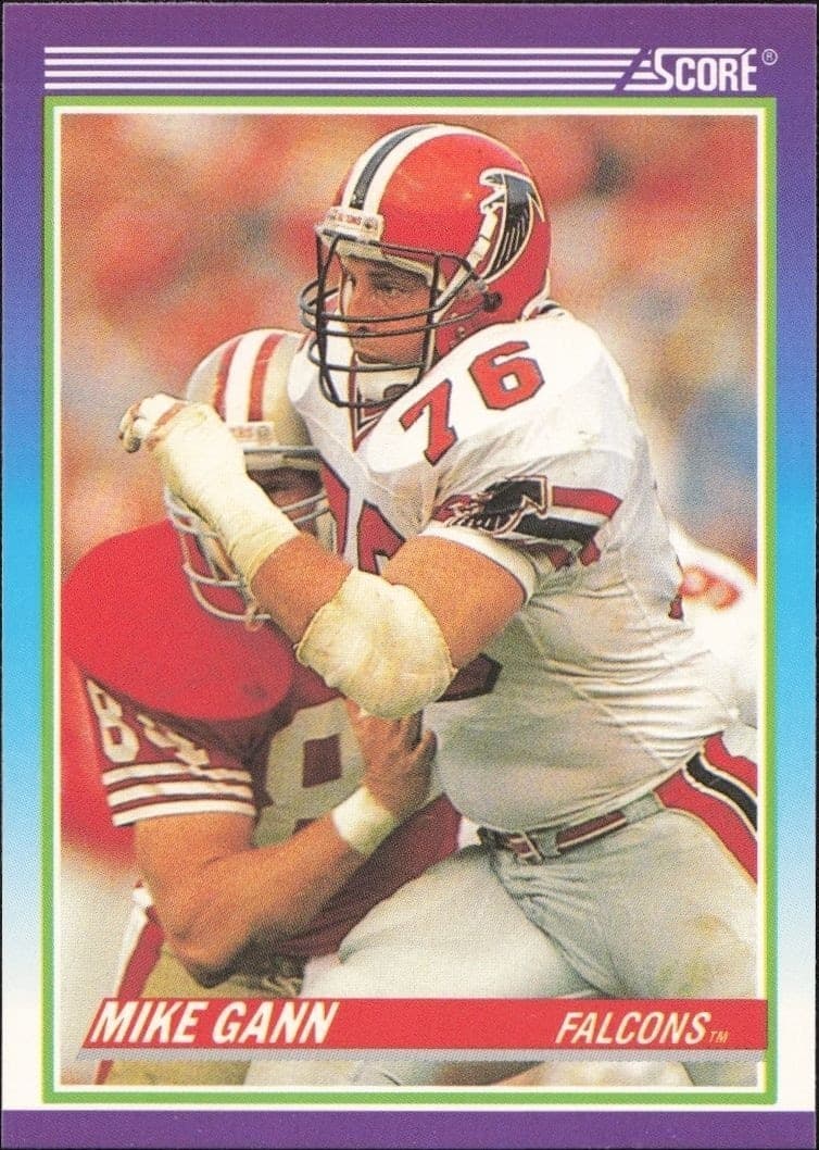 1990 Score Mike Gann #481 trading card