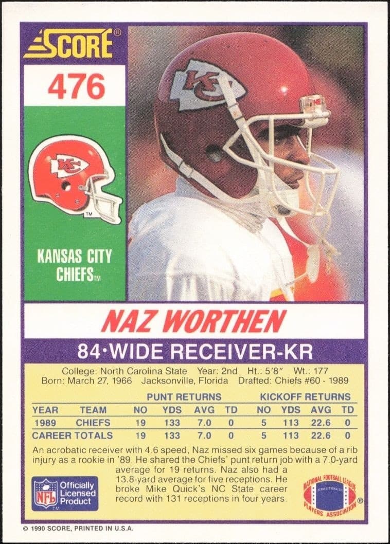 Naz Worthen - Back