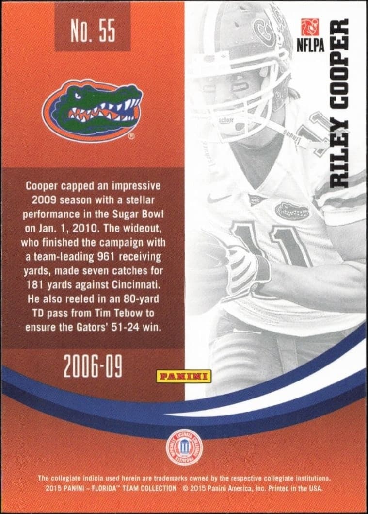 Riley Cooper - Back
