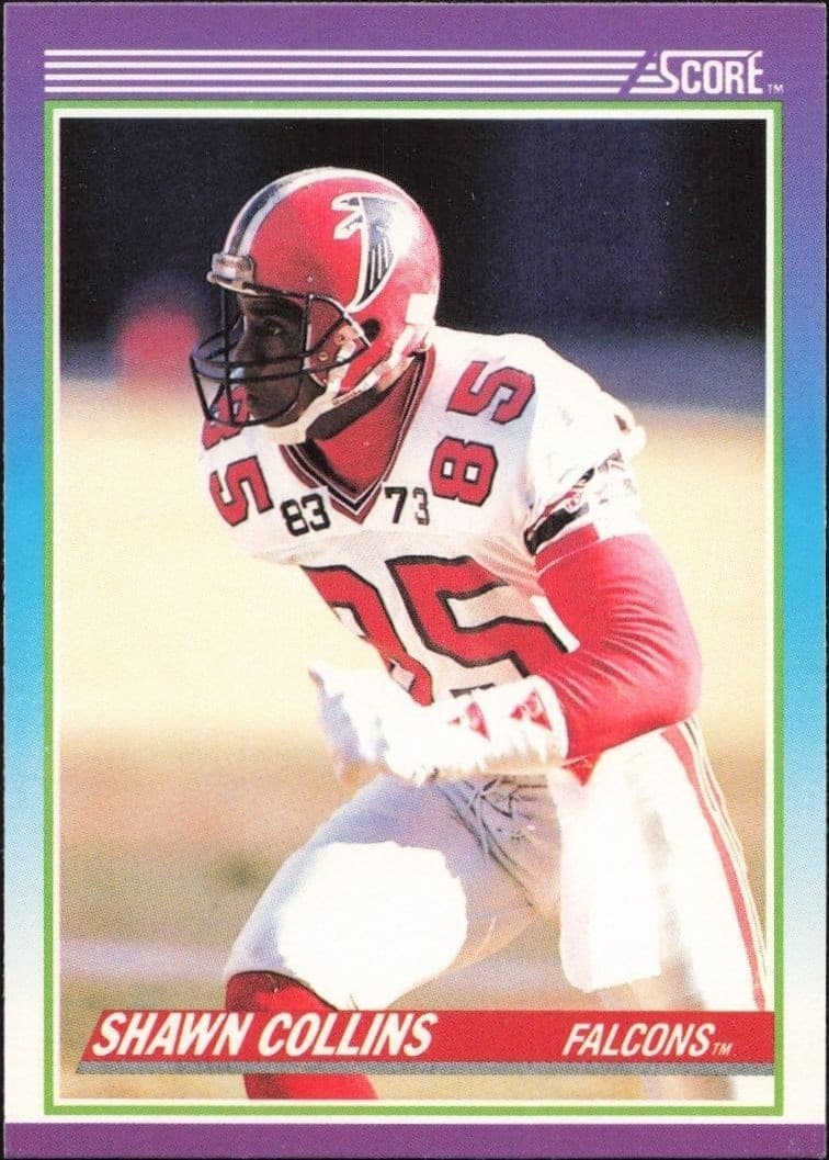1990 Score Shawn Collins #207 trading card