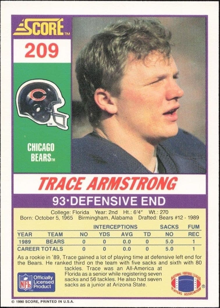 Trace Armstrong - Back
