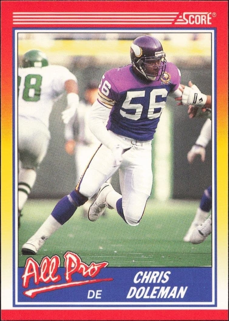 1990 Score Chris Doleman #575 trading card